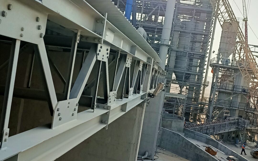 تركيب صاج مشروع مجمع الاسمده الفوسفاتية