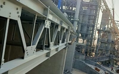 تركيب صاج مشروع مجمع الاسمده الفوسفاتية