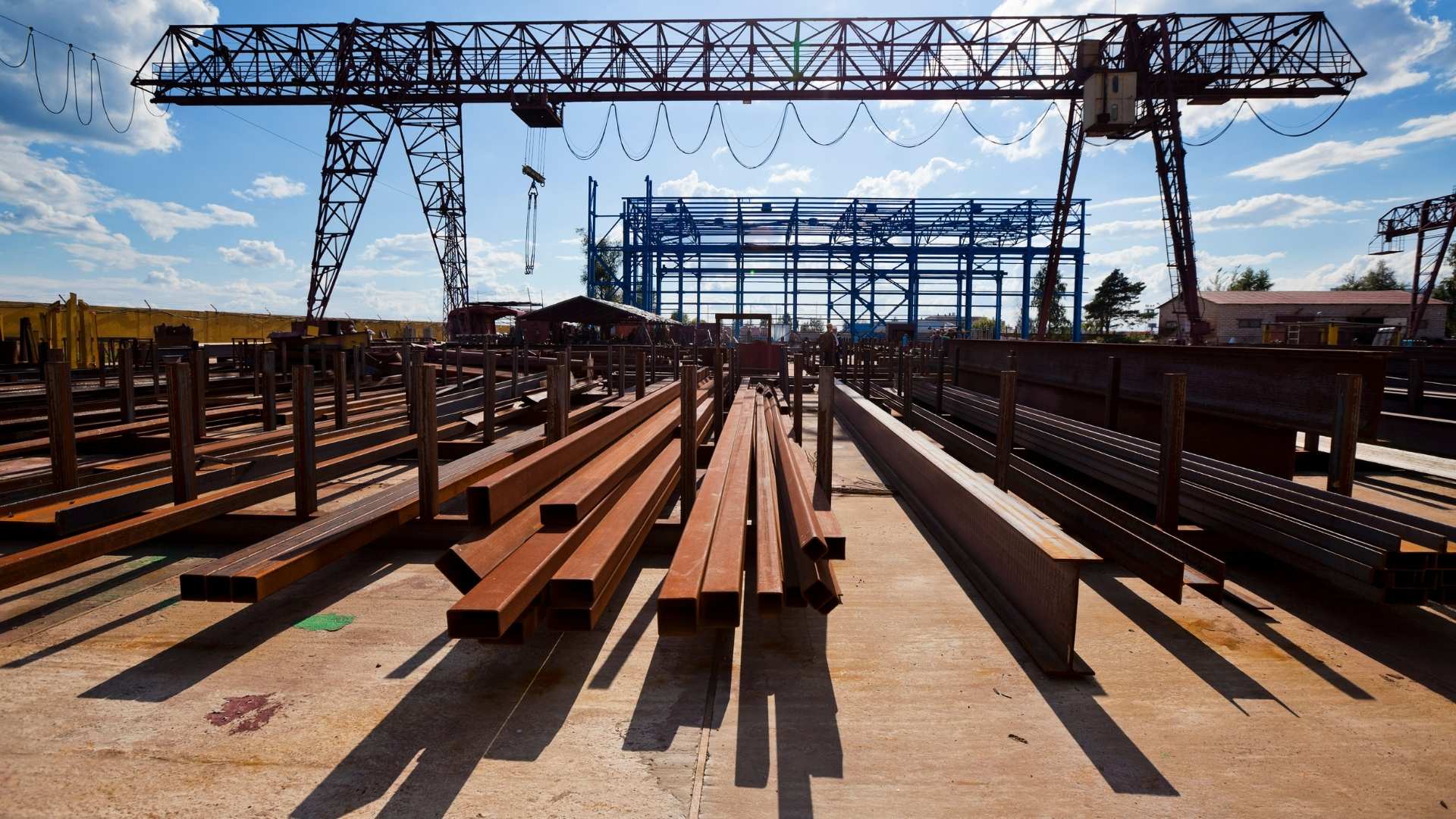 تركيب حديد شركة البدرى ستيل